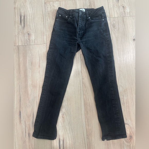 GANNI BEKSI STRAIGHT-LEG DENIM JEANS - Picture 4 of 7